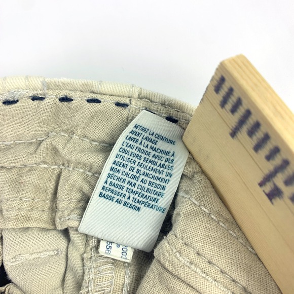 American Eagle Outfitters‎ AEO Longer Length Mens Shorts Sz 28 Flat Front Chino - Picture 12 of 16